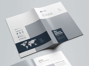 簡(jiǎn)約大氣藍(lán)色科技公司軟件開發(fā)宣傳冊(cè)模板設(shè)計(jì)指南與素材獲取